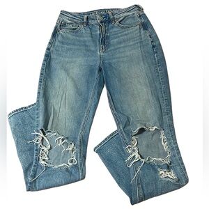 Ripped American Eagle Strigid Mom Jeans